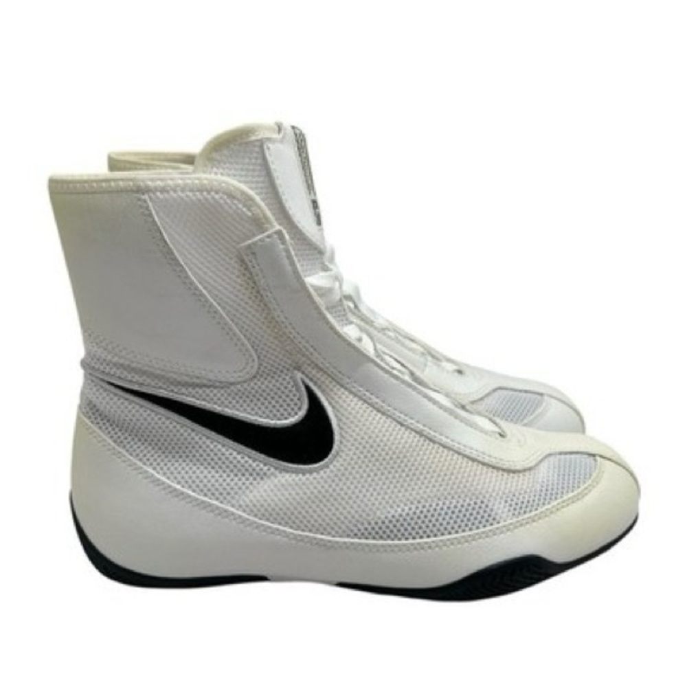 Nike White and Black Boxing Shoes